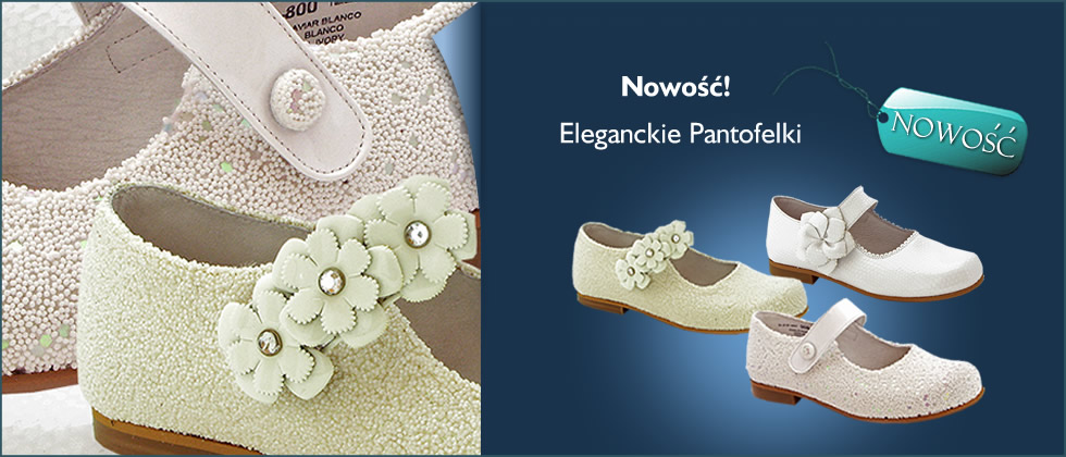 Nowość! Eleganckie Pantofelki