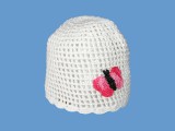 Ażurowa \''Czapeczka z motylem\'' art. 546a