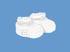 Ażurowe buciki Biała śnieżynka 57077-4 - C-57077-4