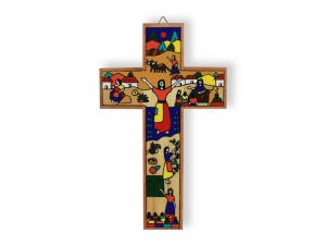 Wooden crucifix MP-18W