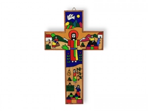 Wooden crucifix MP-18CPM