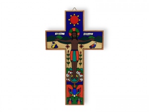 Wooden crucifix MP-18CN - MP-18CN