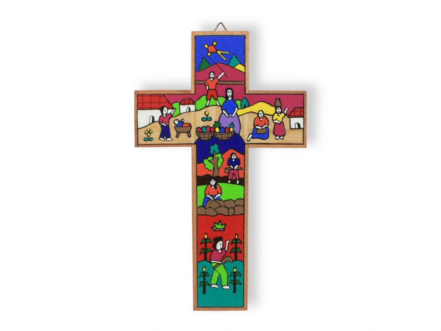 Wooden crucifix MP-18TN - MP-18TN