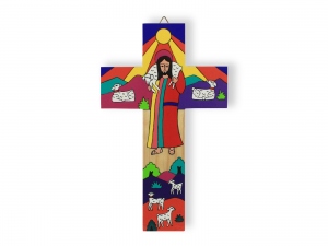 Wooden crucifix MP-18BPC