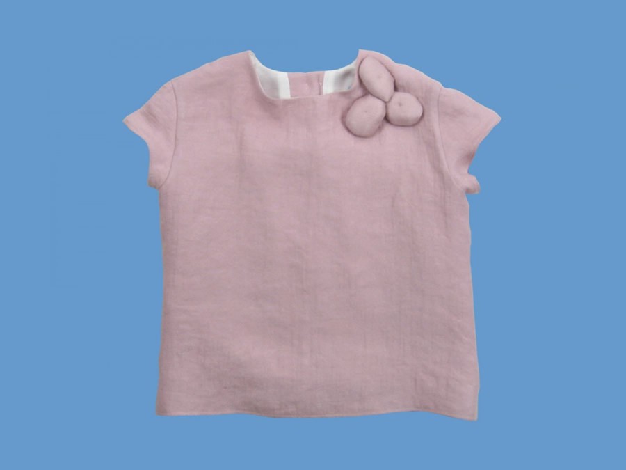 Bawełniana bluzeczka Różowy kamyczek art. 960 - MN-2010-lato-960